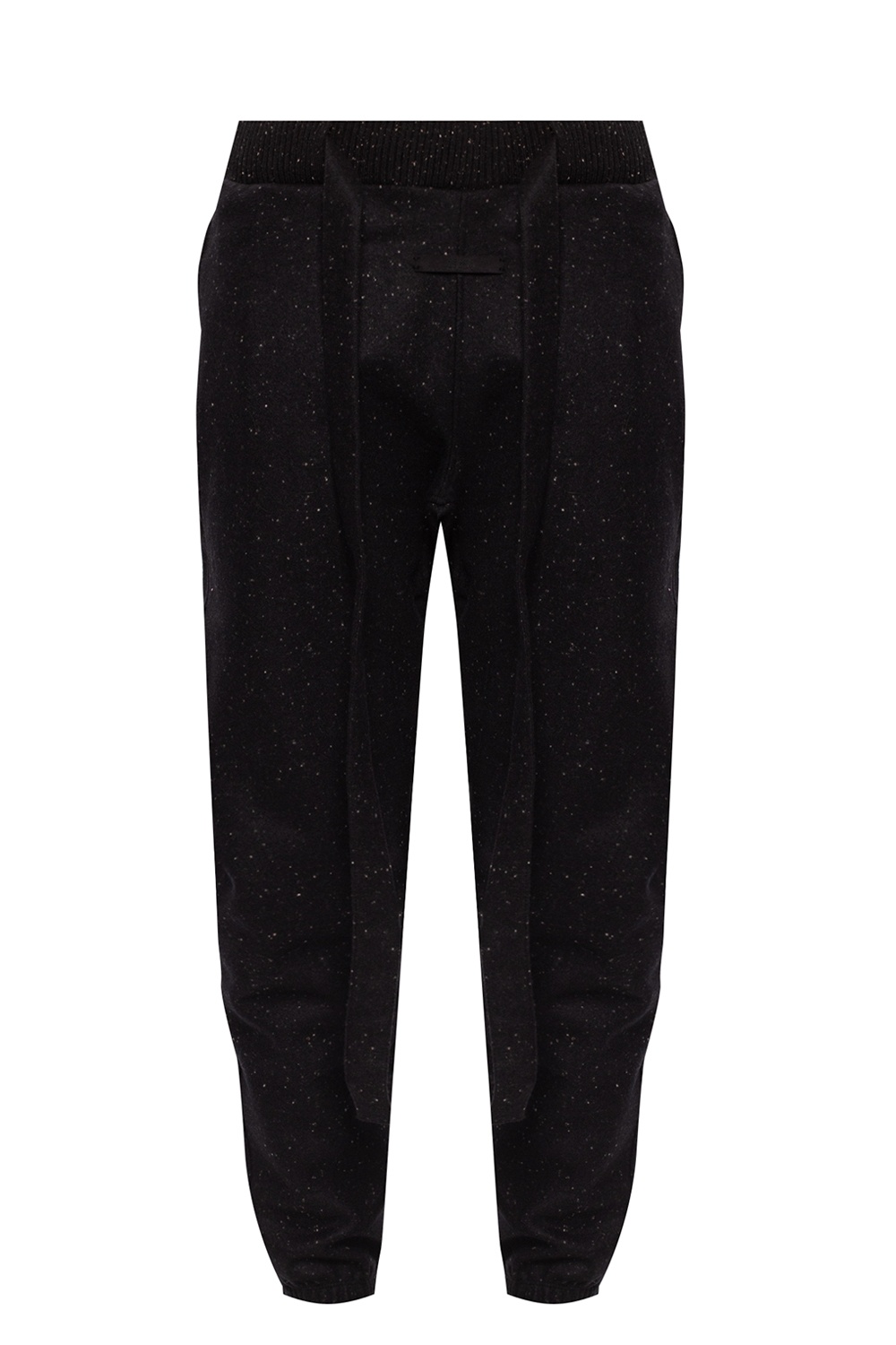 Black Self tie wool trousers Fear Of God Zegna Vitkac Italy